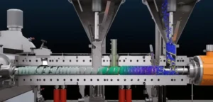 Internal structure of extruder