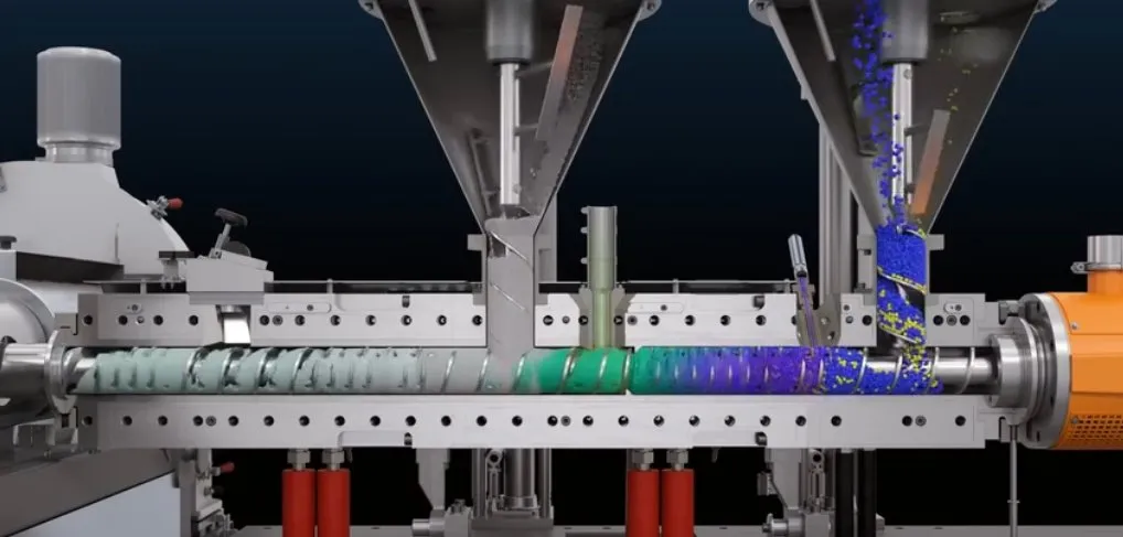 Internal structure of extruder