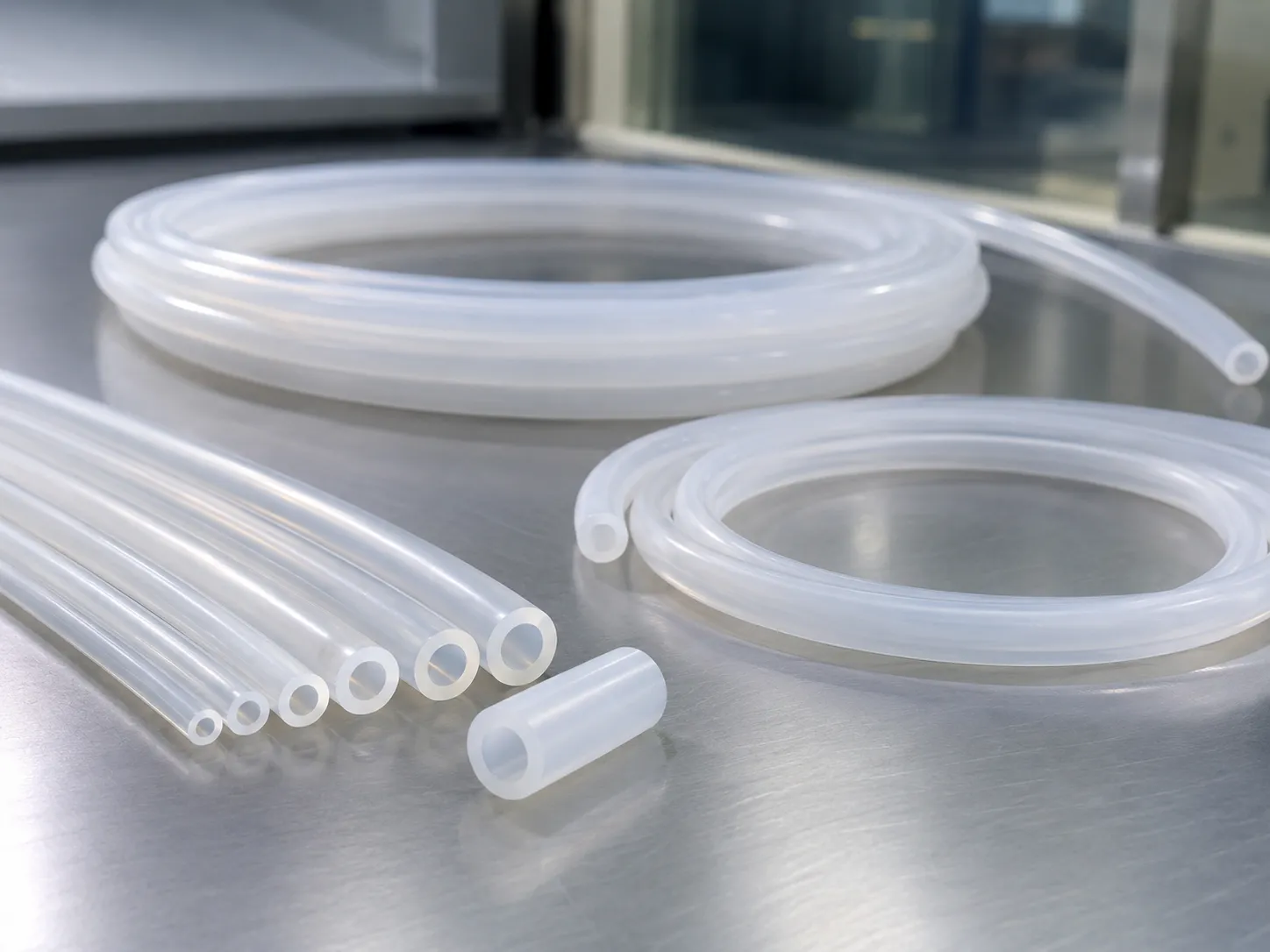 Biocompatible silicone medical tubing with ultra-fine tolerance