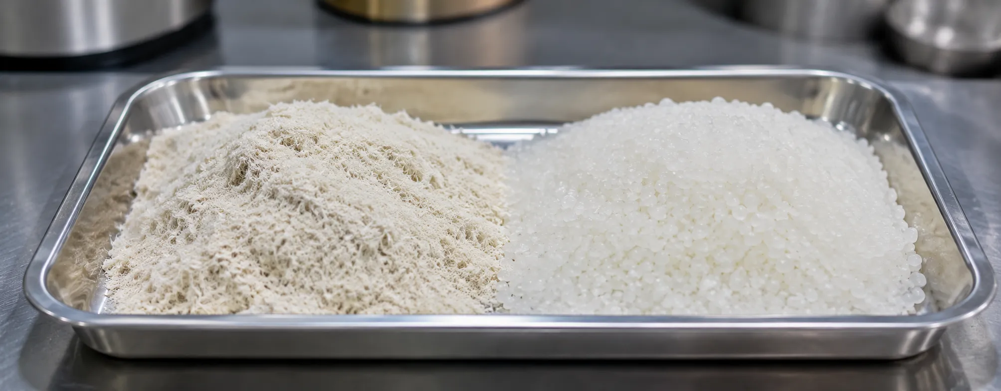Cellulose fibers and PCL biopolymer granules for coating and medical applications at UET Machine, China