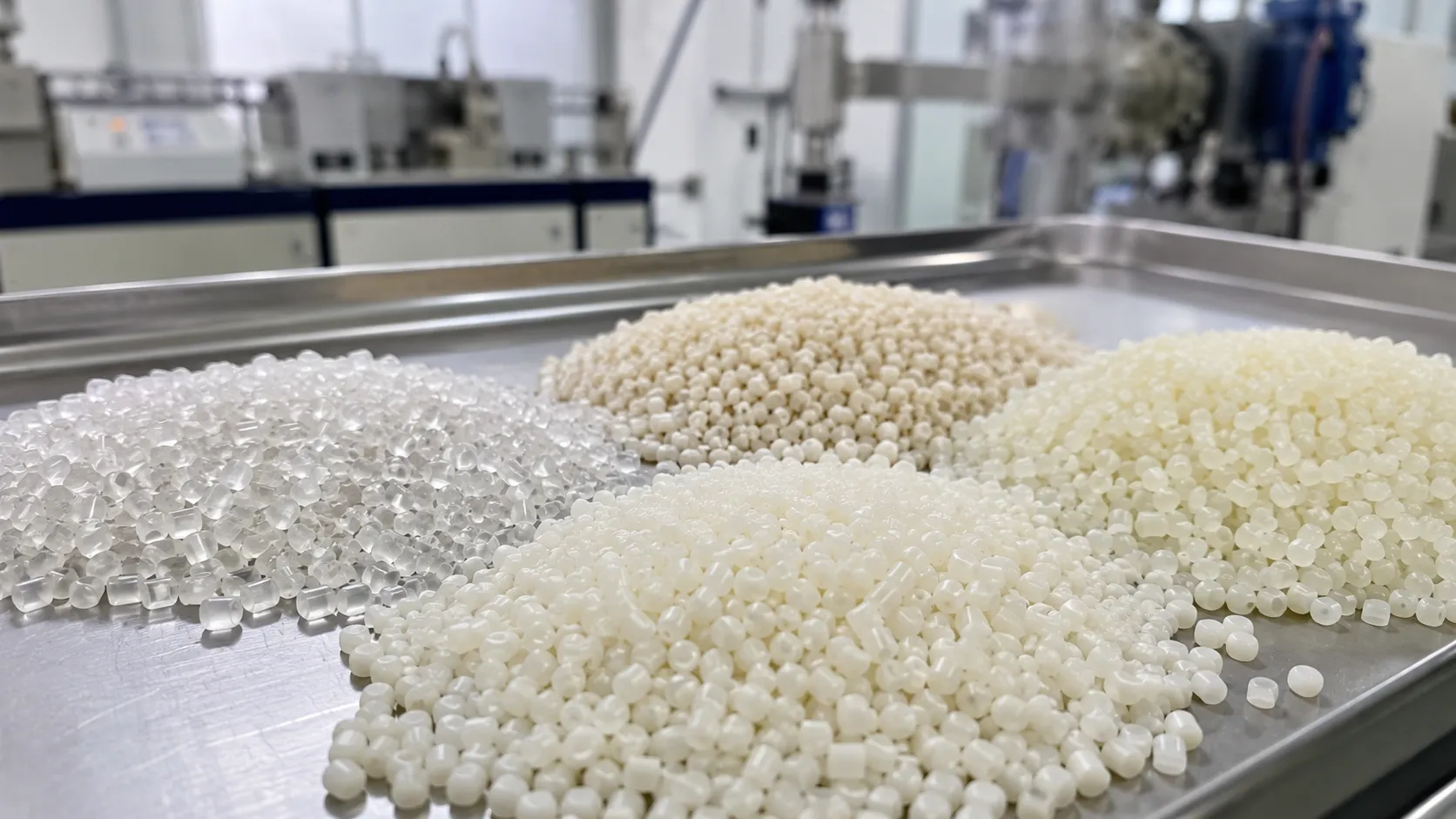 biodegradable plastic pellets pla pbat for compostable bags and film at UET Machine China