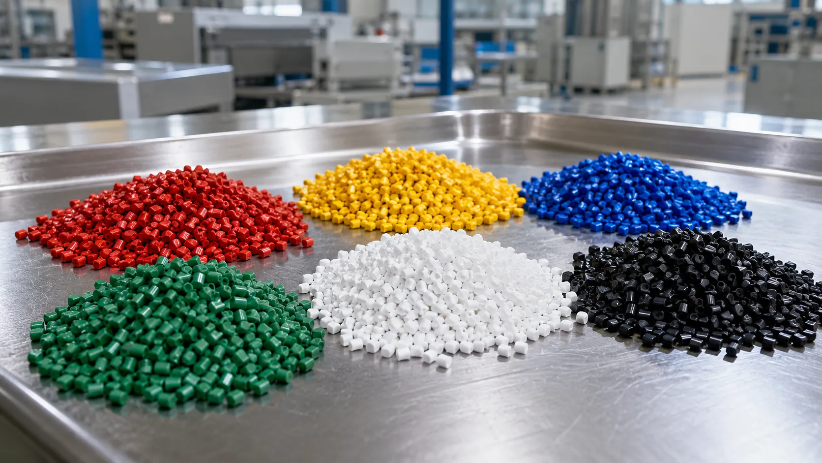 multi-color masterbatch pellets for fibers packaging and consumer goods at UET Machine China